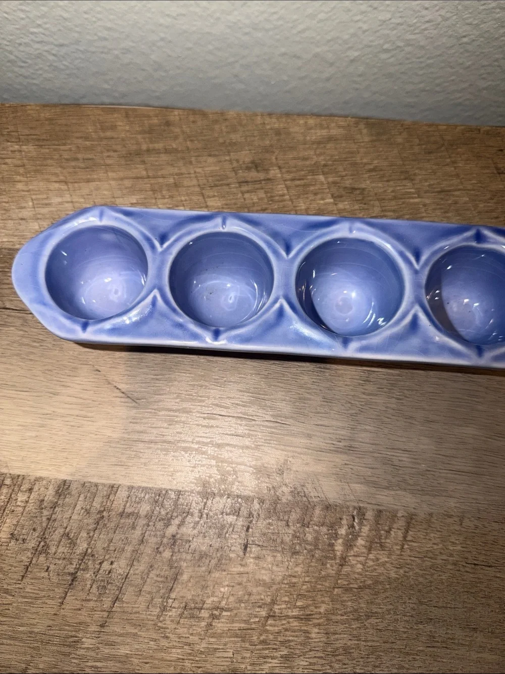 Blue Ceramic Egg Tray - Looks Like Anthropologie Old Havana